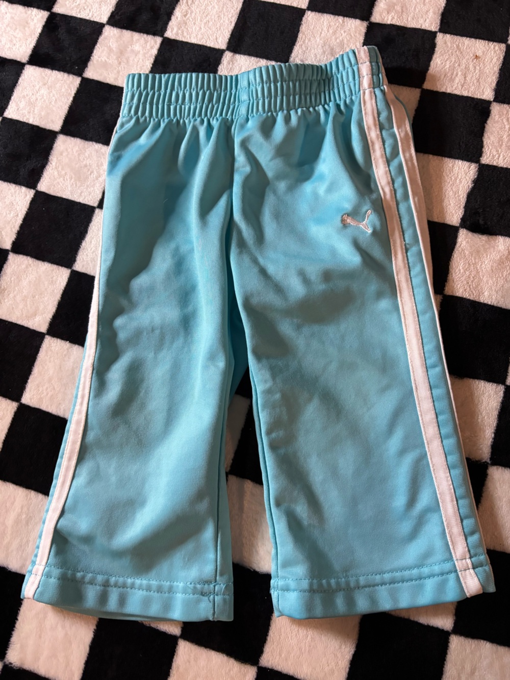 12 month Puma Kids Turquoise Athletic Track Pants